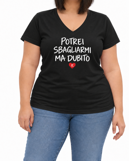 Carica immagine 1 in visualizzazione galleria. T-shirt Curvy Dubito