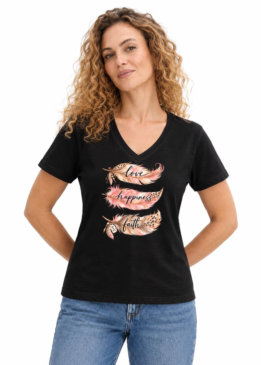 T-shirt Regular Feathers