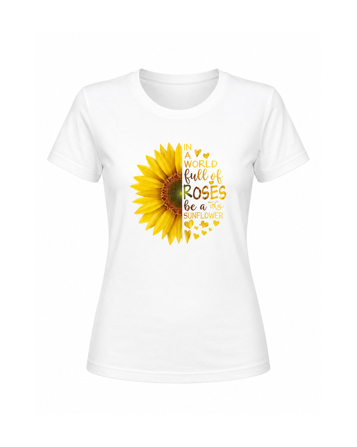 T-shirt Curvy Sunflower