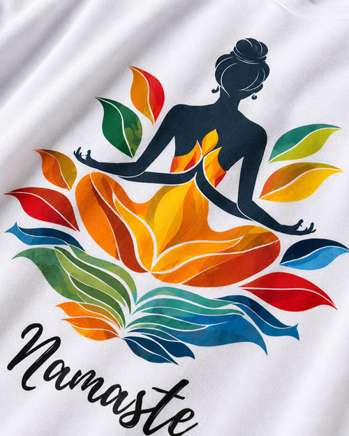 Carica immagine 1 in visualizzazione galleria. T-shirt Curvy Namaste
