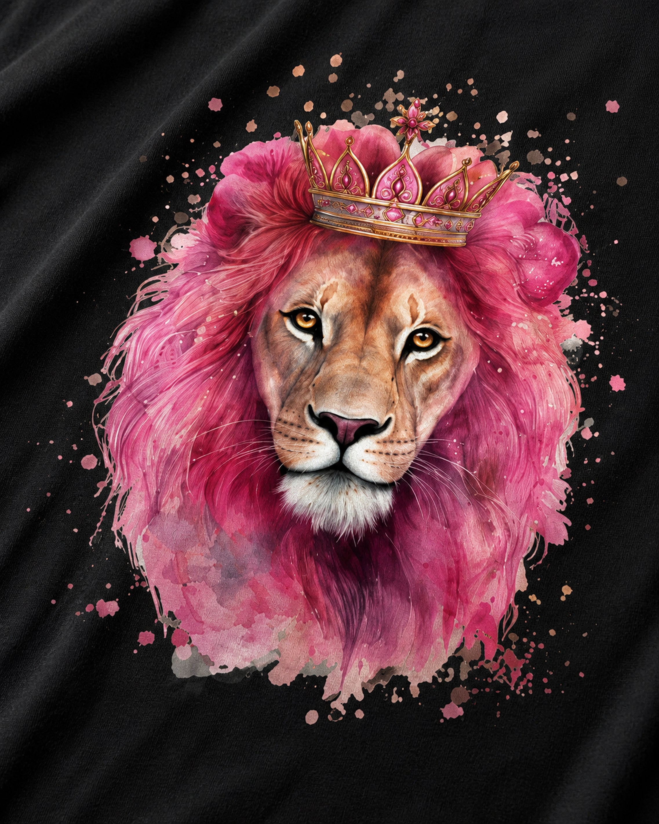 T-shirt Curvy Pinklion