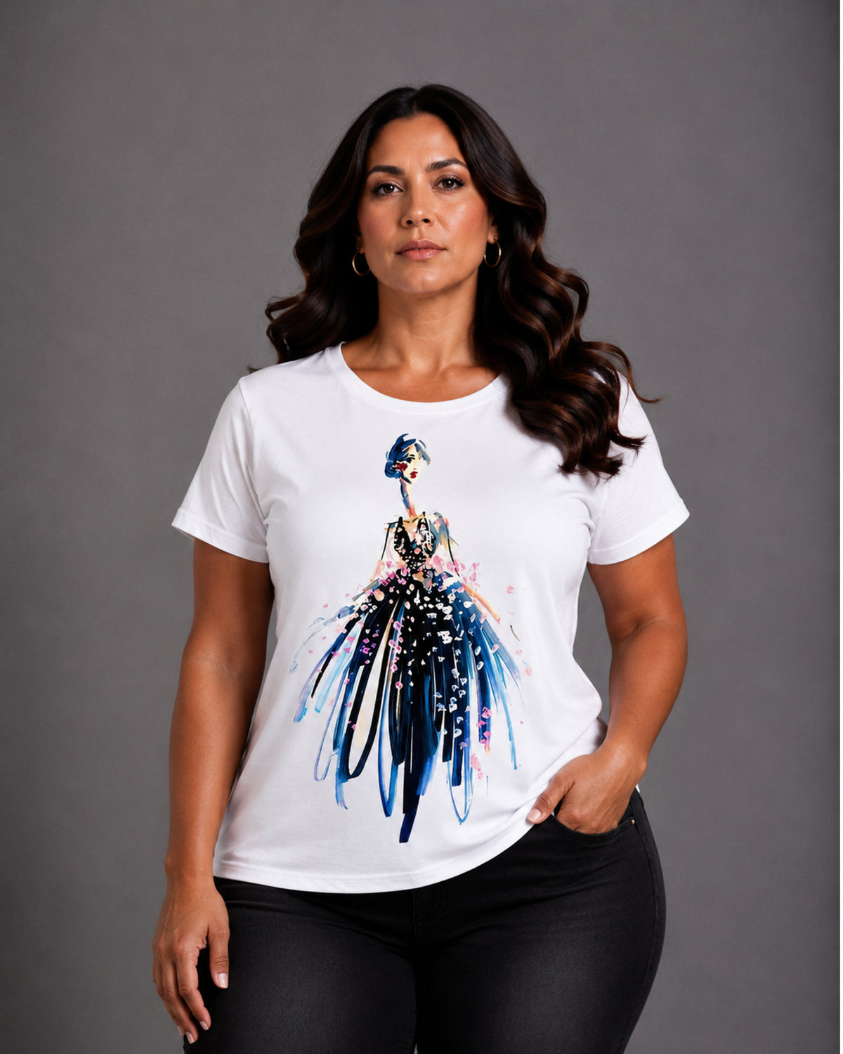 T-shirt Curvy Elegance
