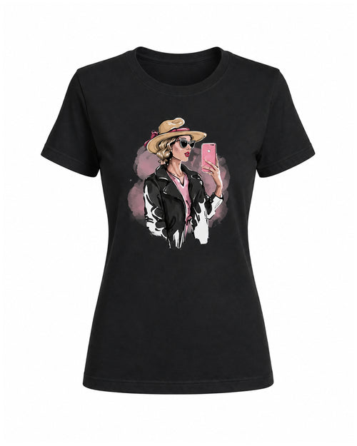 Carica immagine 1 in visualizzazione galleria. T-shirt Curvy Selfie