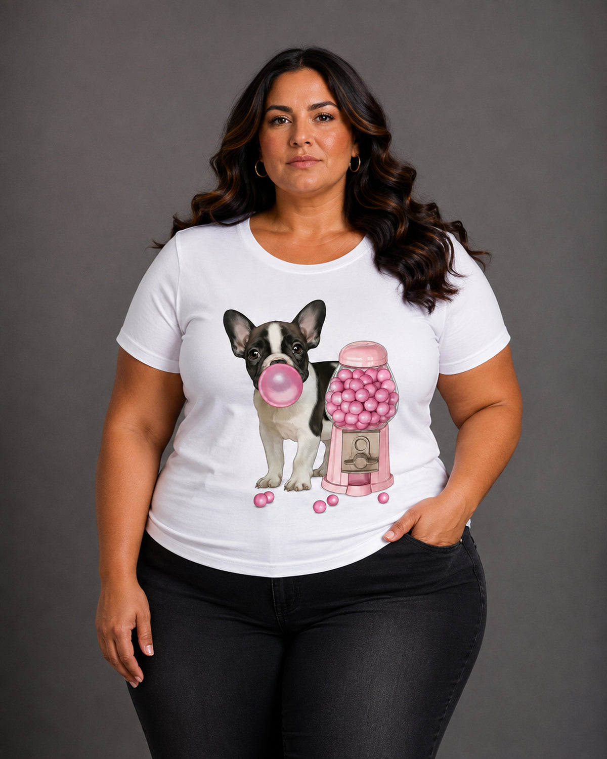 T-shirt Curvy Bubble