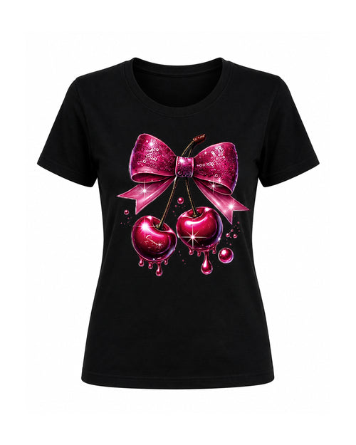 Carica immagine 1 in visualizzazione galleria. T-shirt Curvy Cherries