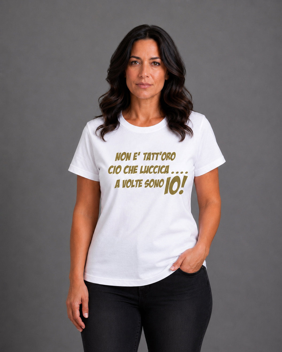 T-shirt Curvy Luccica