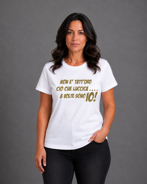 Carica immagine 1 in visualizzazione galleria. T-shirt Curvy Luccica
