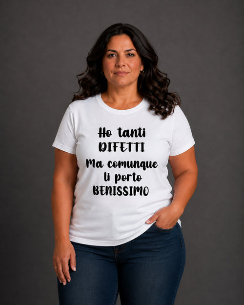 Carica immagine 1 in visualizzazione galleria. T-shirt Curvy Difetti