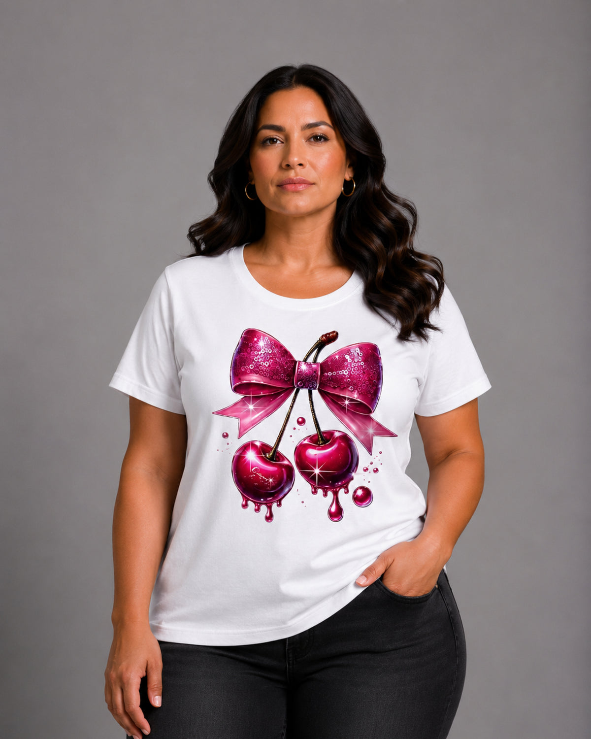 T-shirt Curvy Cherries
