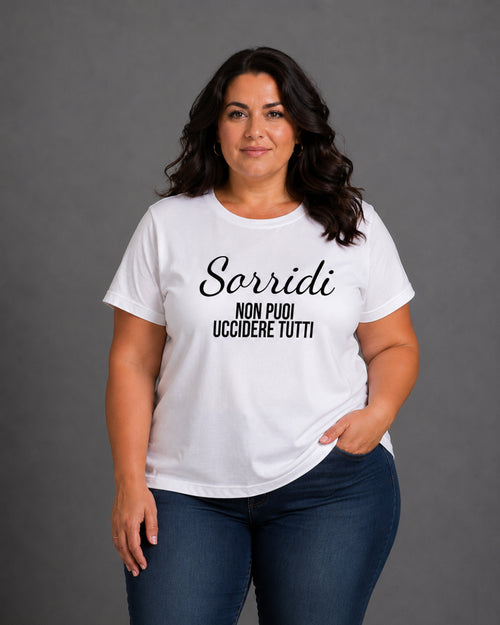 Carica immagine 1 in visualizzazione galleria. T-shirt Curvy Nonpuoi