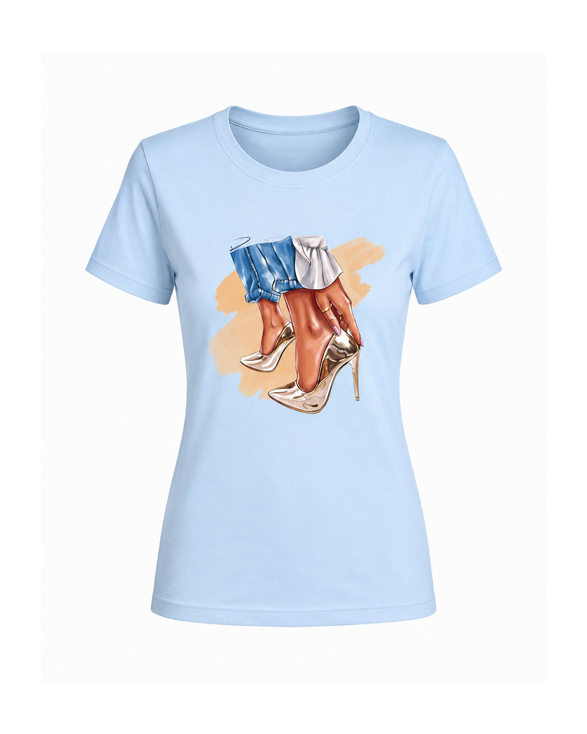T-shirt Curvy Goldshoes