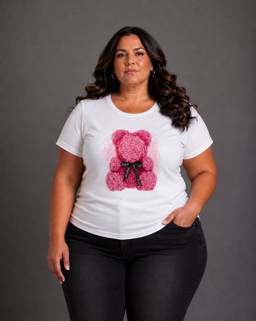 Carica immagine 1 in visualizzazione galleria. T-shirt Curvy Orsetto