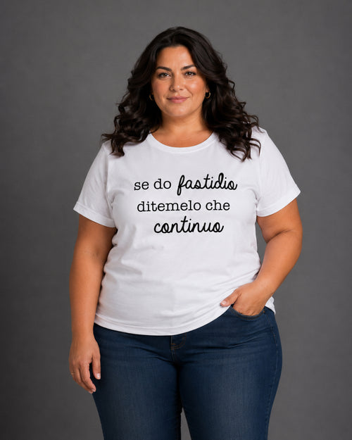 Carica immagine 1 in visualizzazione galleria. T-shirt Curvy Fastidio