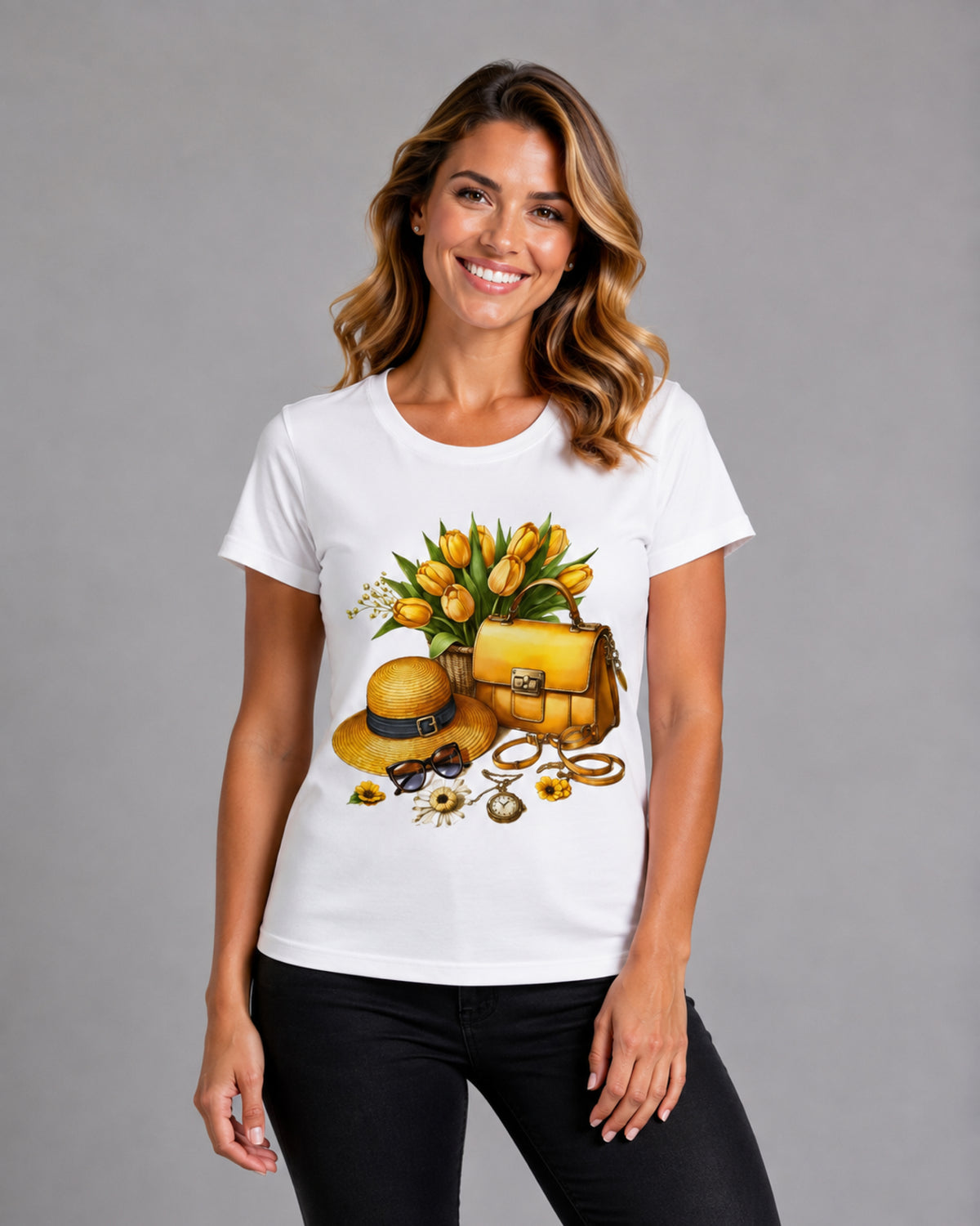 T-shirt Regular Yellow