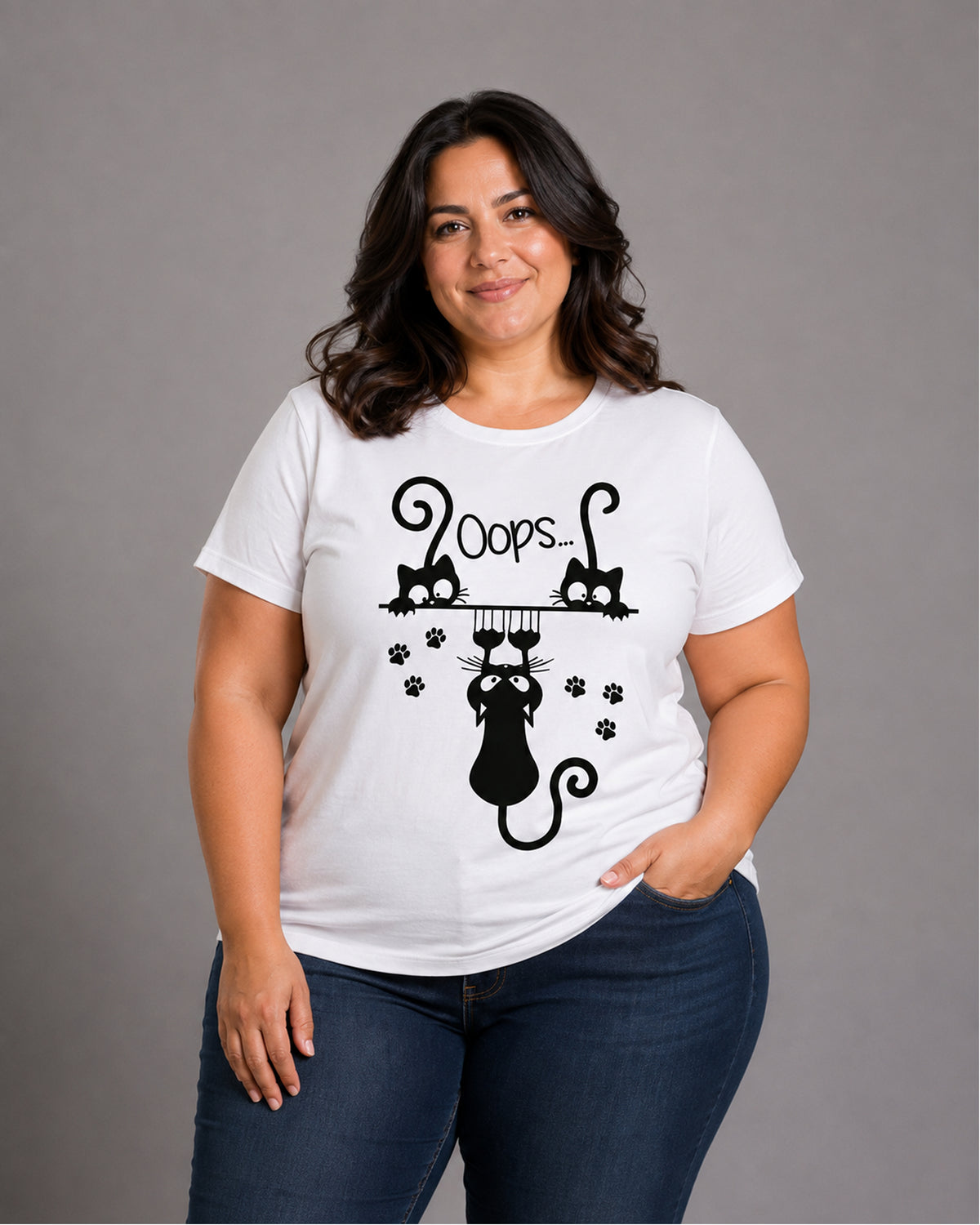 T-shirt Curvy Oops