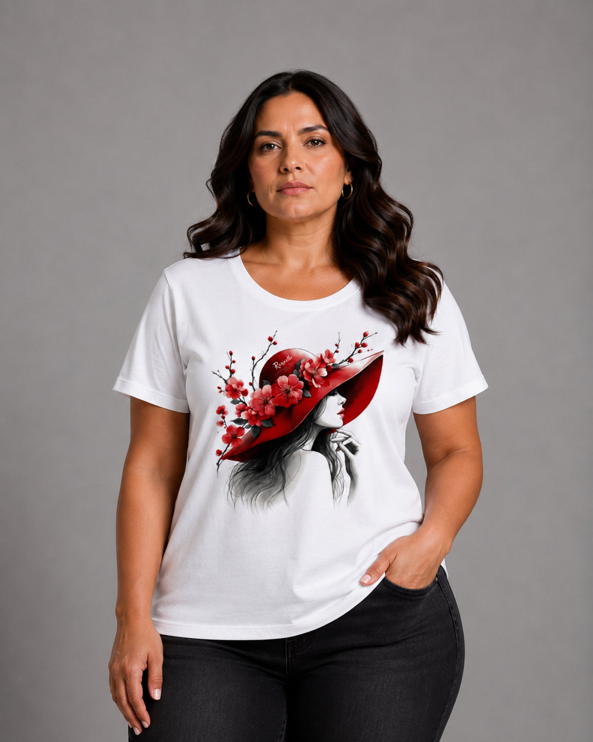 T-shirt Curvy Redhat
