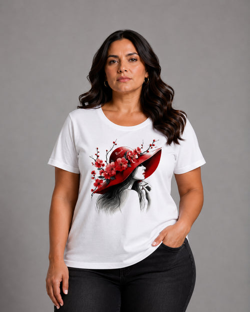Carica immagine 1 in visualizzazione galleria. T-shirt Curvy Redhat