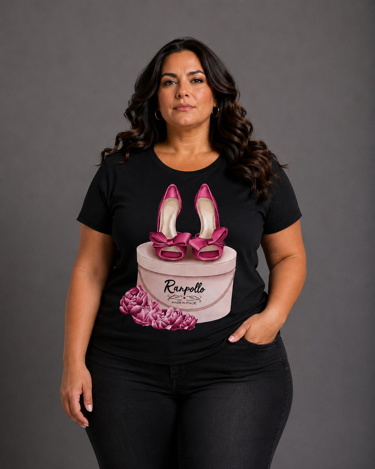 T-shirt Curvy Heels