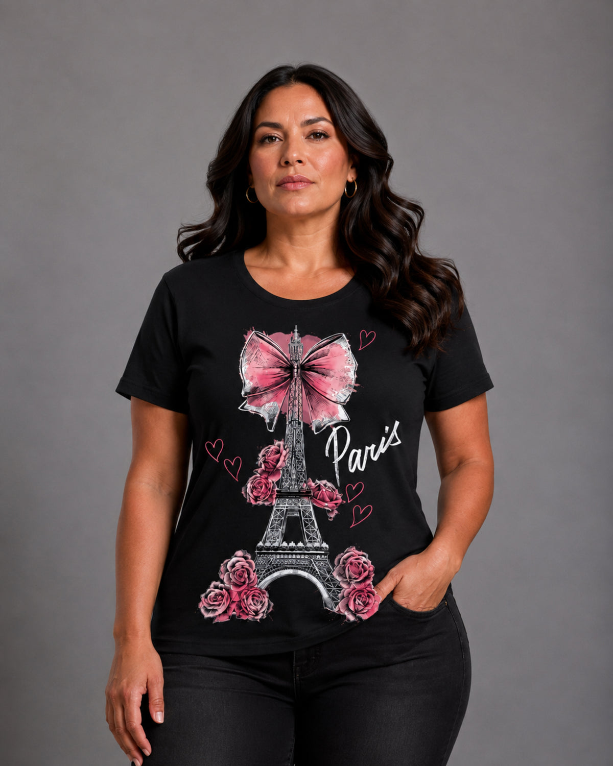 T-shirt Curvy Paris
