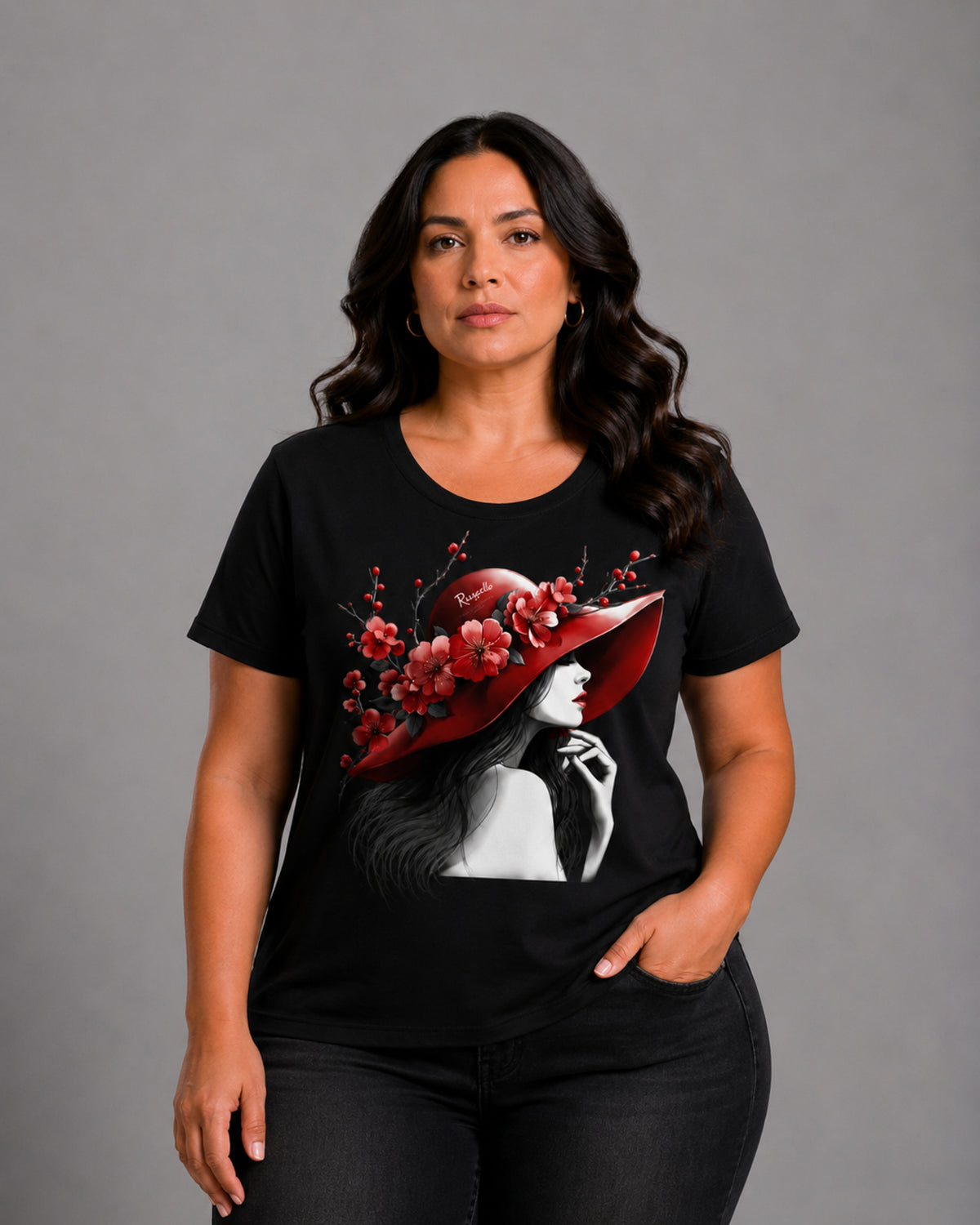 T-shirt Curvy Redhat