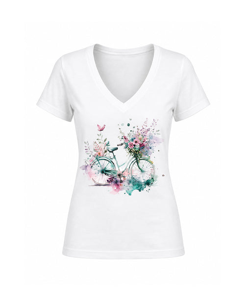 Carica immagine 1 in visualizzazione galleria. T-shirt Curvy Bike