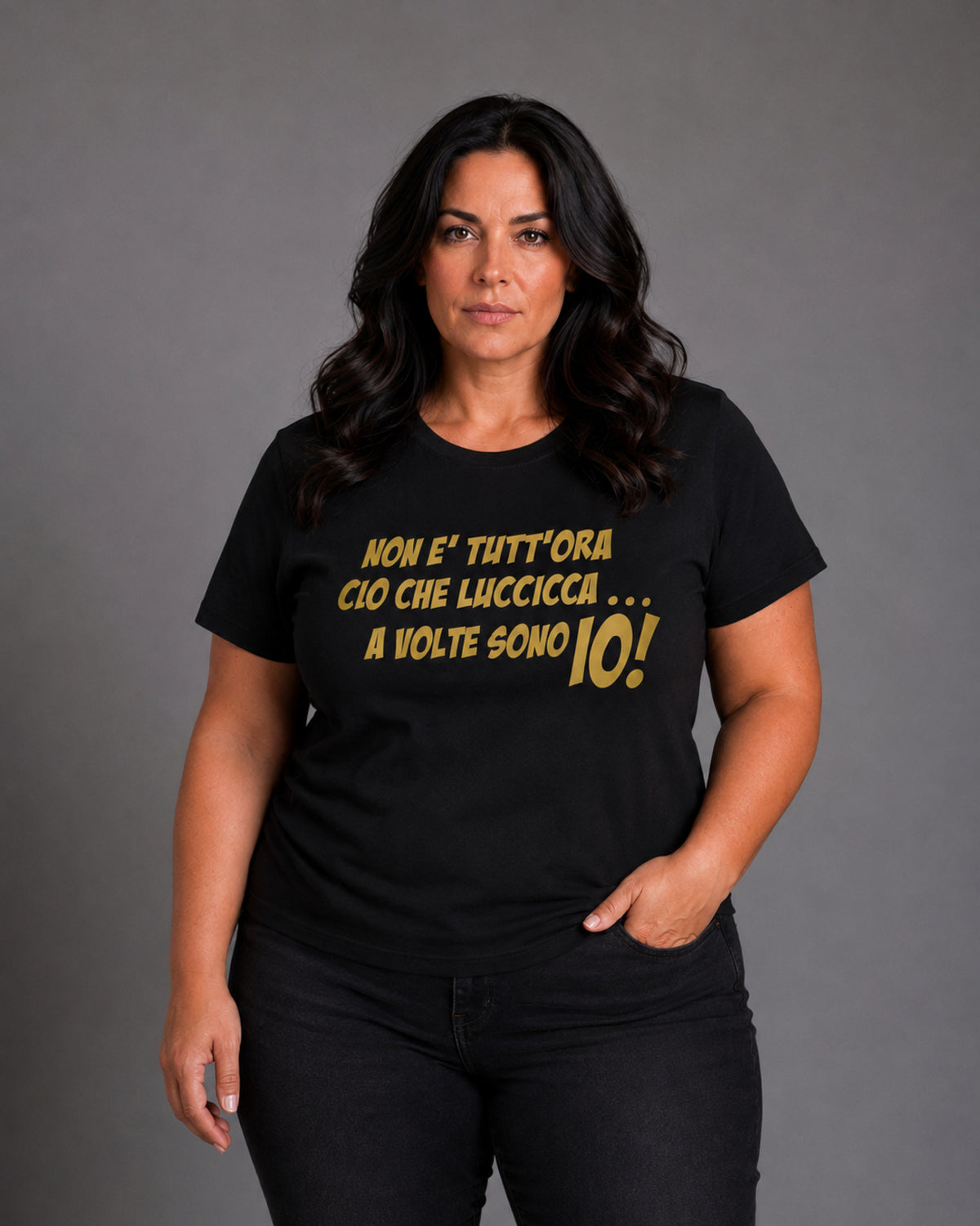 T-shirt Curvy Luccica