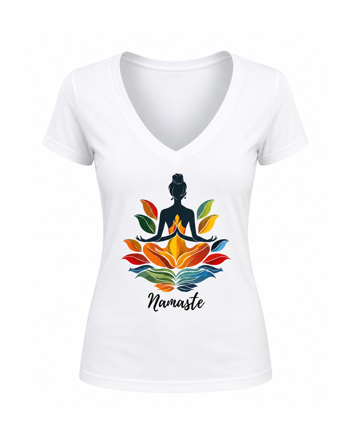 T-shirt Curvy Namaste