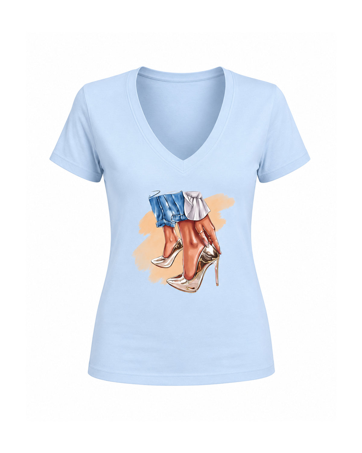 T-shirt Curvy Goldshoes