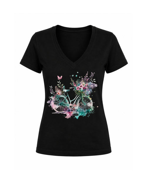 Carica immagine 1 in visualizzazione galleria. T-shirt Curvy Bike