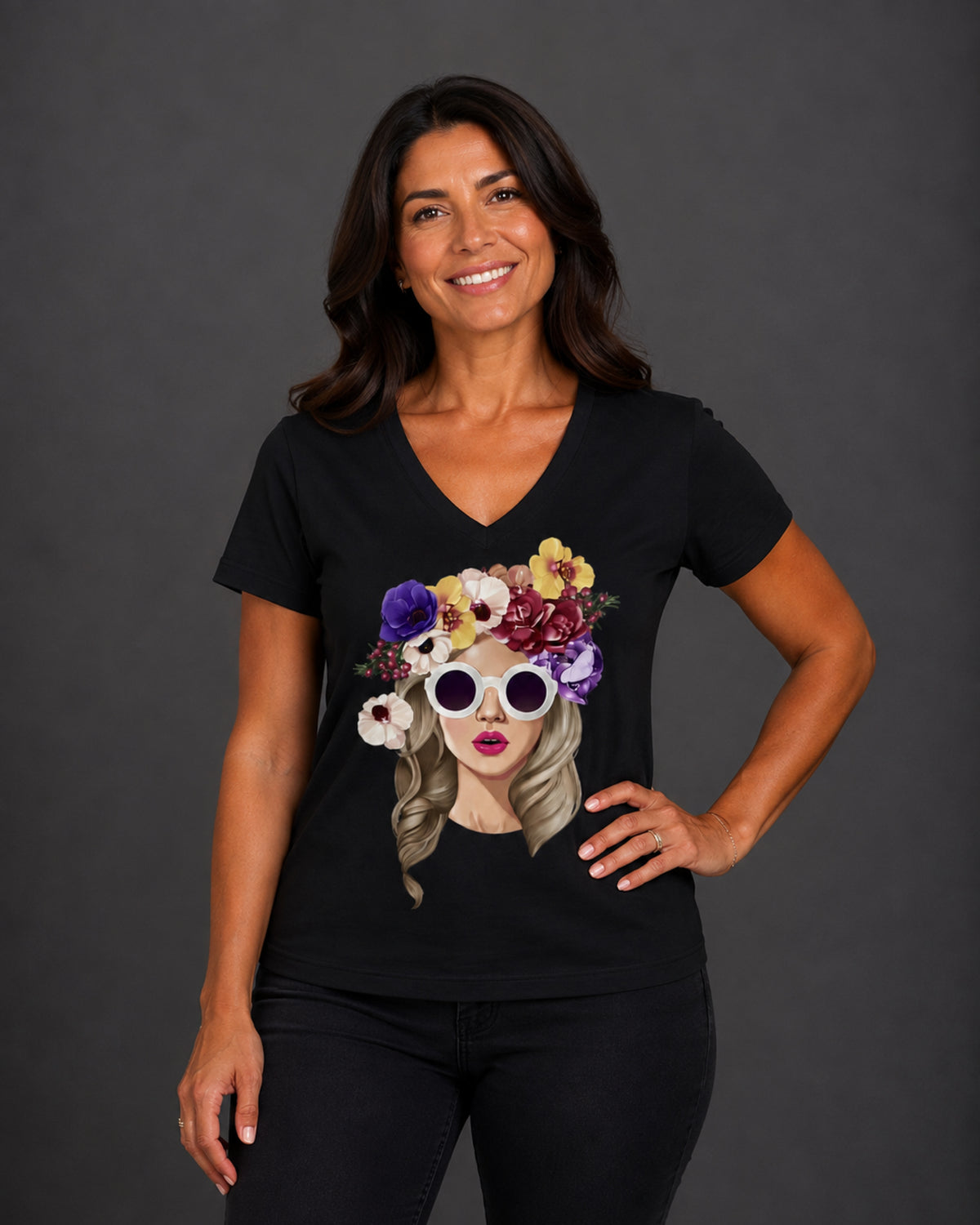 T-shirt Regular Flowoman