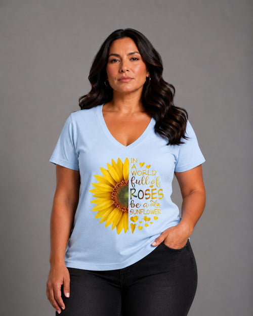 Carica immagine 1 in visualizzazione galleria. T-shirt Curvy Sunflower