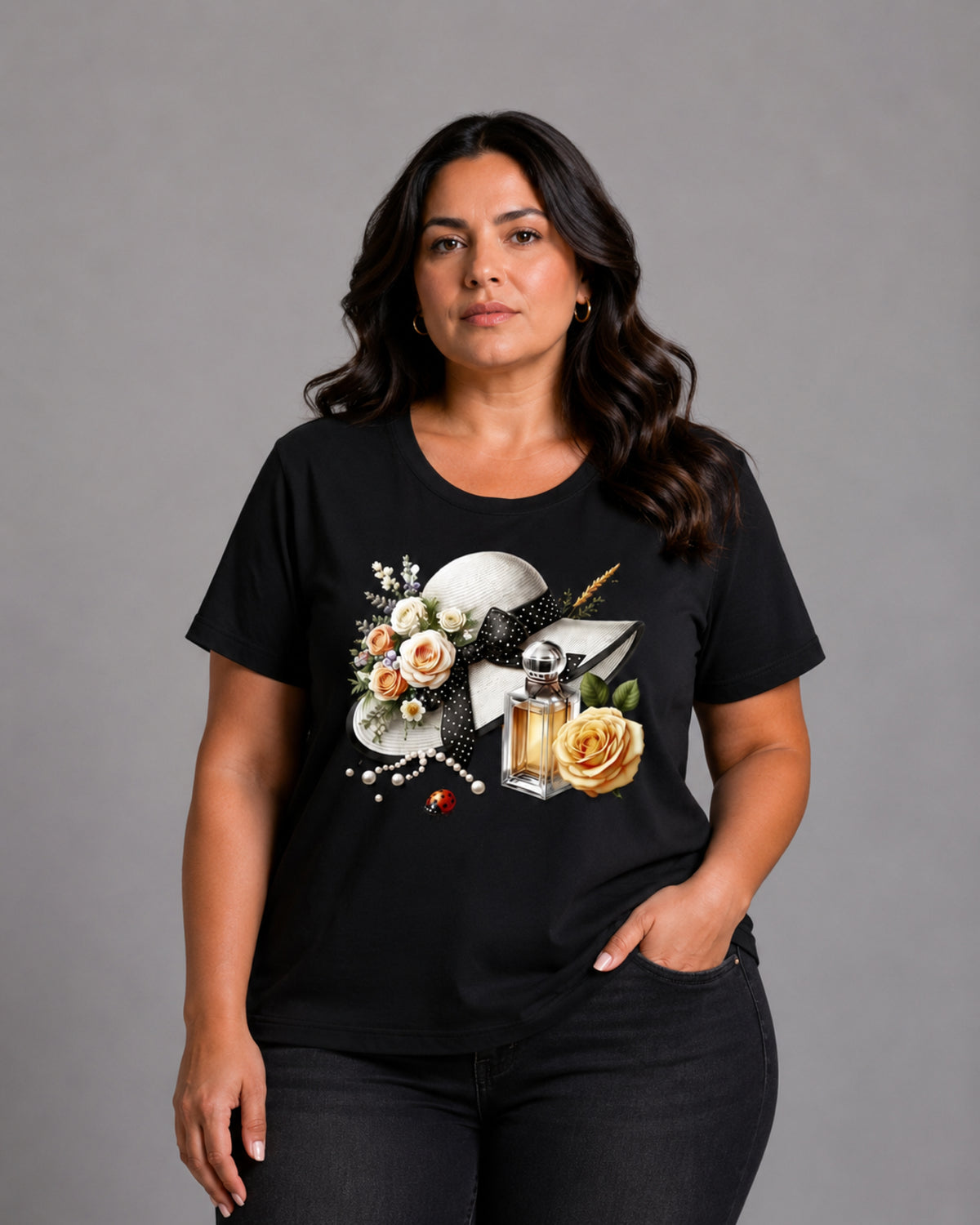 T-shirt Curvy Whitehat