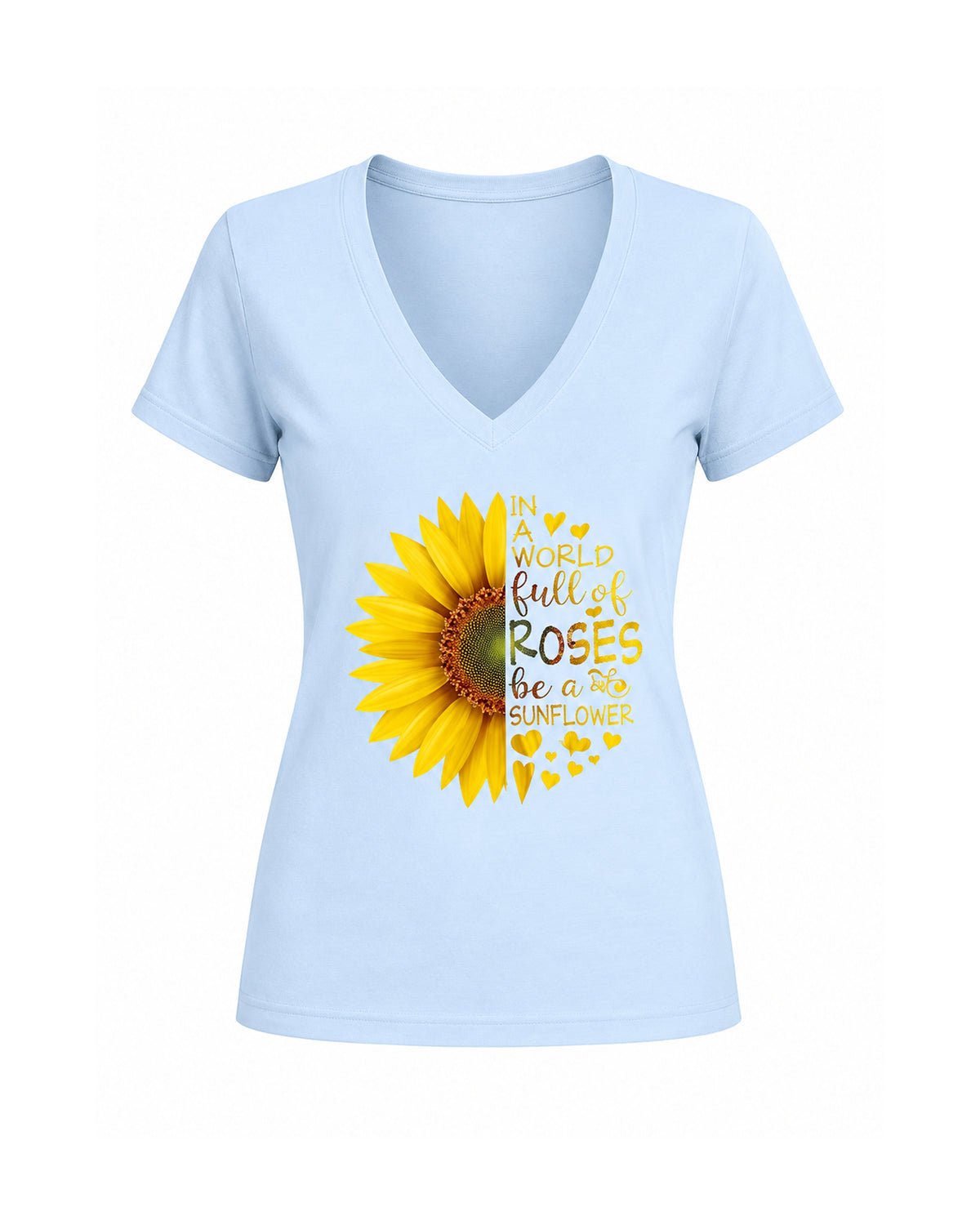 T-shirt Curvy Sunflower