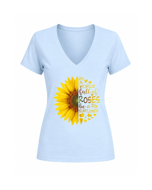 Carica immagine 1 in visualizzazione galleria. T-shirt Curvy Sunflower