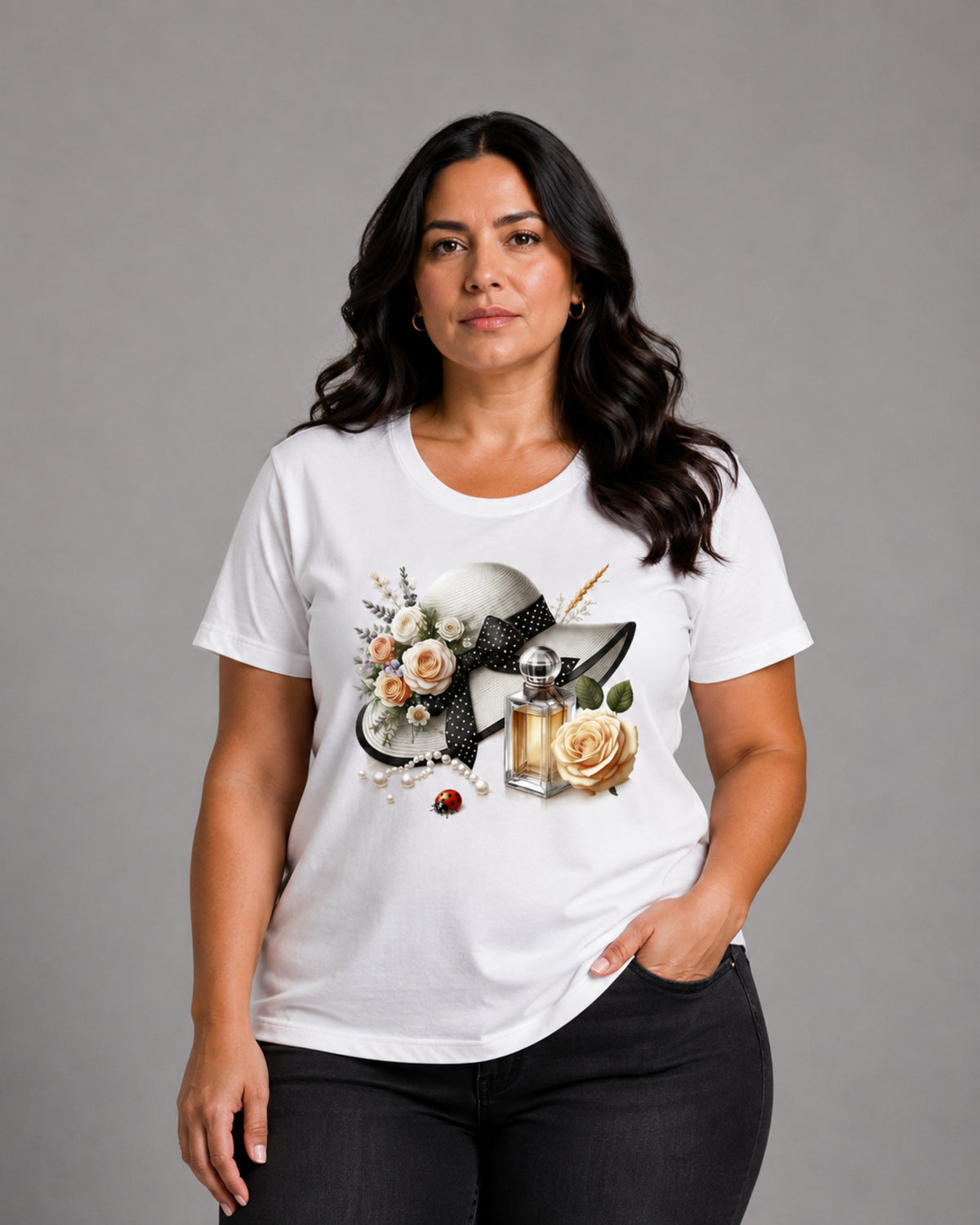 T-shirt Curvy Whitehat