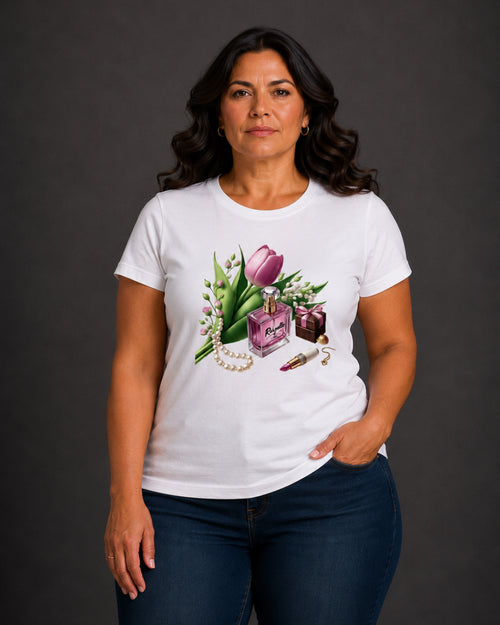 Carica immagine 1 in visualizzazione galleria. T-shirt Curvy Beautyflower