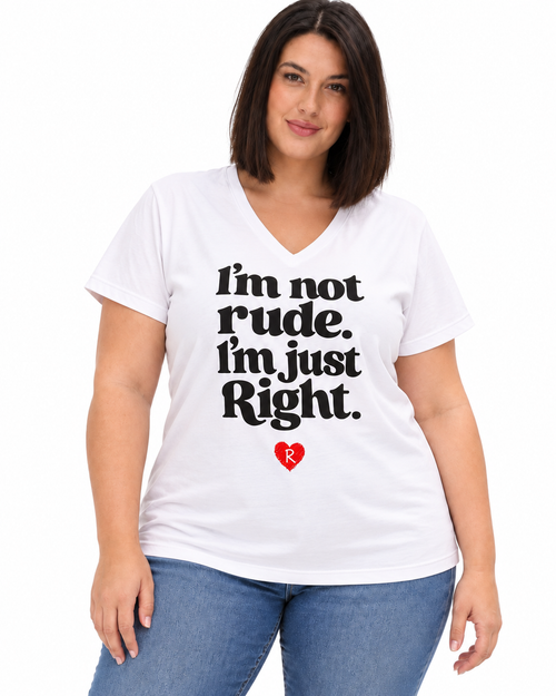 Carica immagine 1 in visualizzazione galleria. T-shirt Curvy Justright