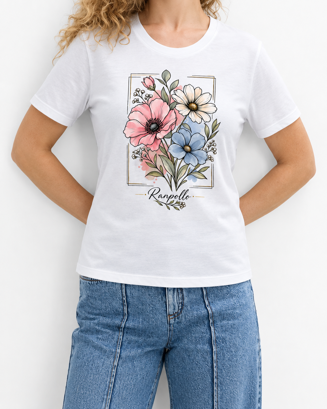 T-shirt Regular Basicflower