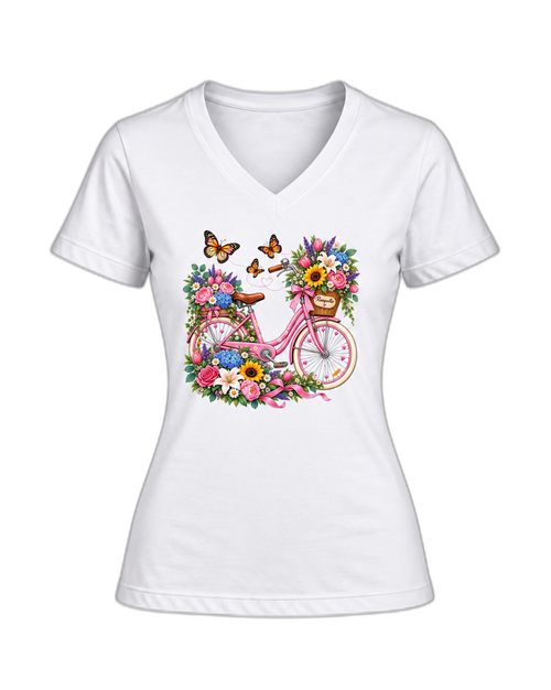 Carica immagine 1 in visualizzazione galleria. T-shirt Curvy Bikeflower