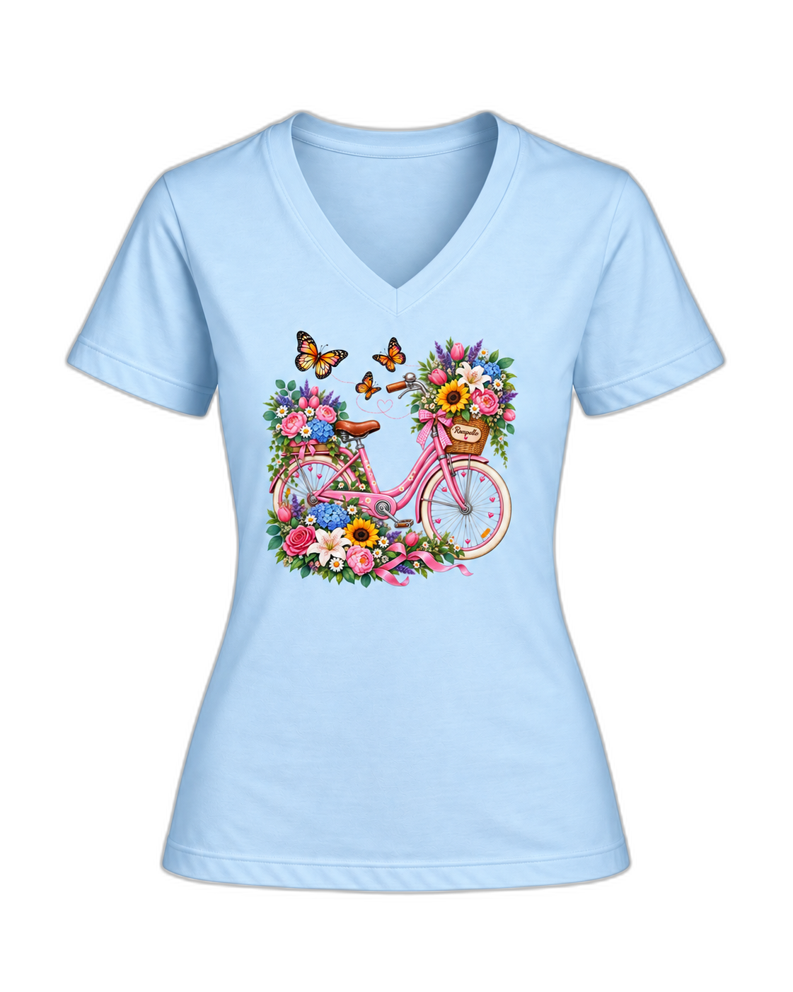 T-shirt Curvy Bikeflower