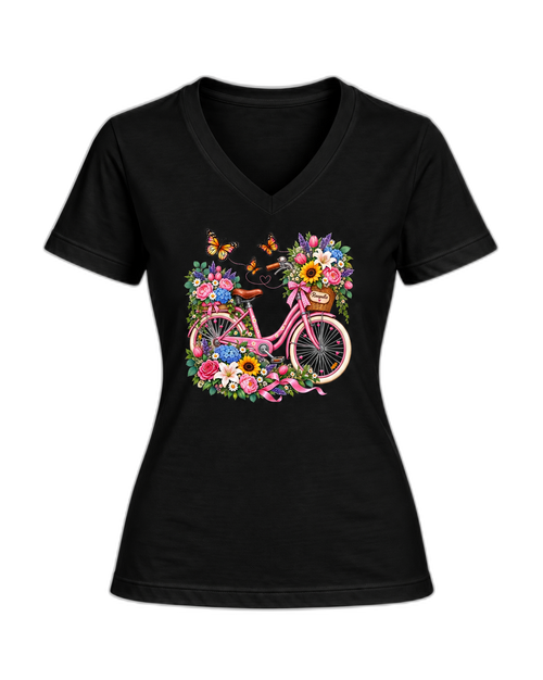 Carica immagine 1 in visualizzazione galleria. T-shirt Curvy Bikeflower