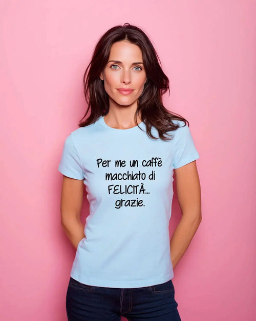 Carica immagine 1 in visualizzazione galleria. T-shirt Curvy Macchiatodifelicità