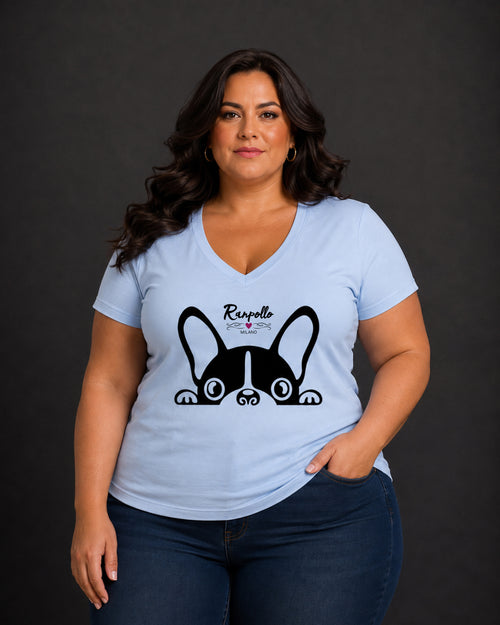 Carica immagine 1 in visualizzazione galleria. T-shirt Curvy Halfdog