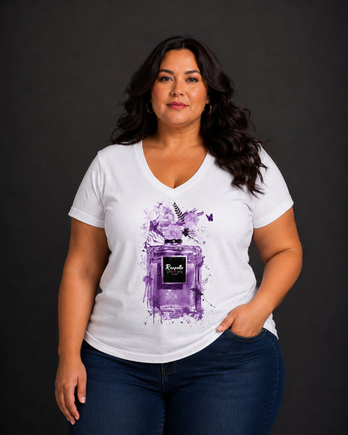 Carica immagine 1 in visualizzazione galleria. T-shirt Curvy Purpeparf