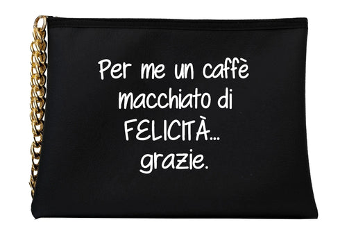 Load image 1 in gallery view. Macchiatodifelicità Pouch