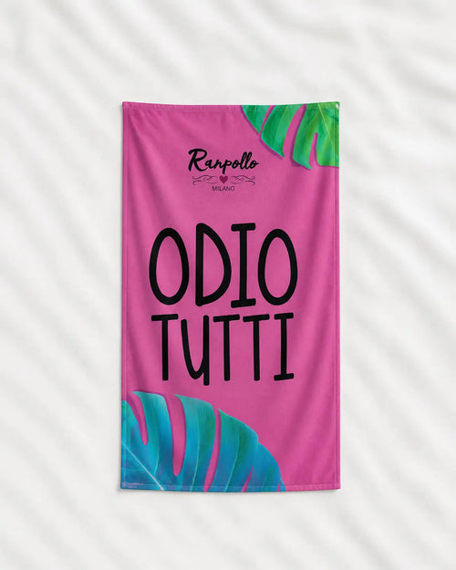 Load image 1 in gallery view. Hate Beach Towel