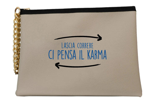 Load image 1 in gallery view. Karma Clutch Bag
