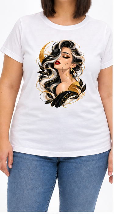 T-shirt Curvy Blackmoon