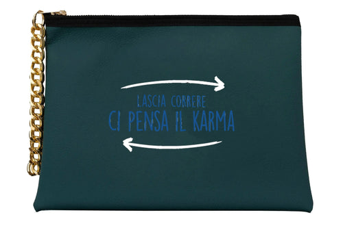 Load image 1 in gallery view. Karma Clutch Bag